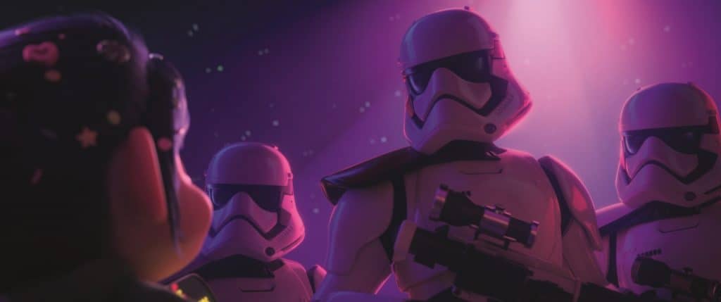 Vanellope and Stormtroopers