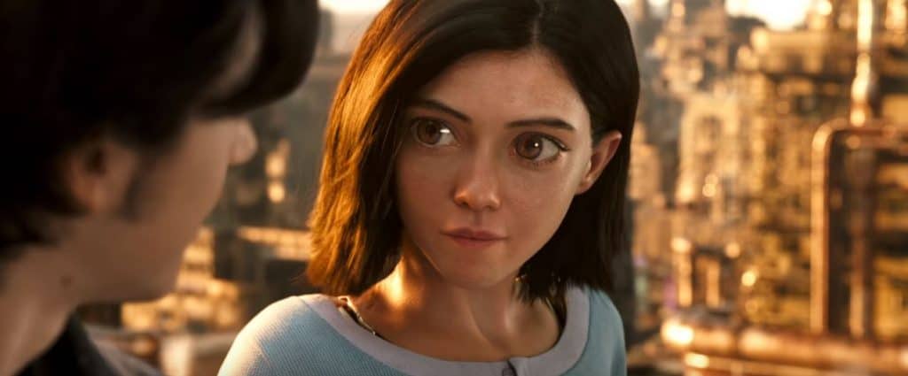 Alita stares